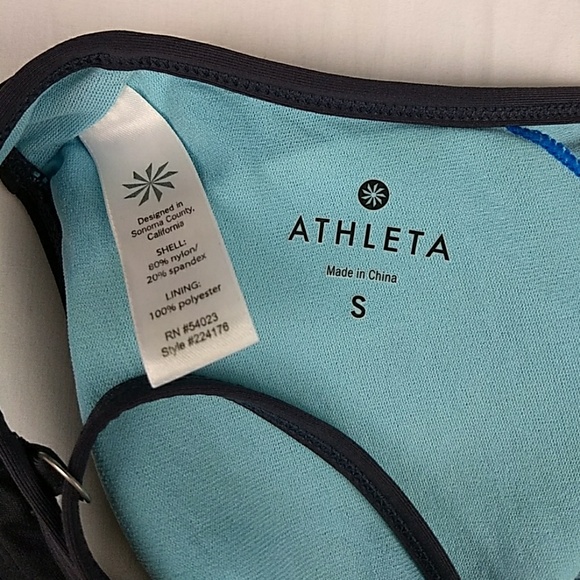 Athleta Floral Keyhole Bathing Suit Top - Picture 5 of 6